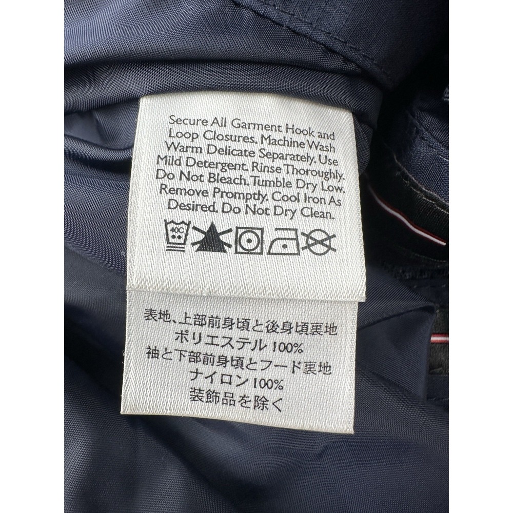 Eddie Bauer WeatherEdge Jacket Women's Medium Navy Blue Waterproof Hooded - Picture 7 of 16